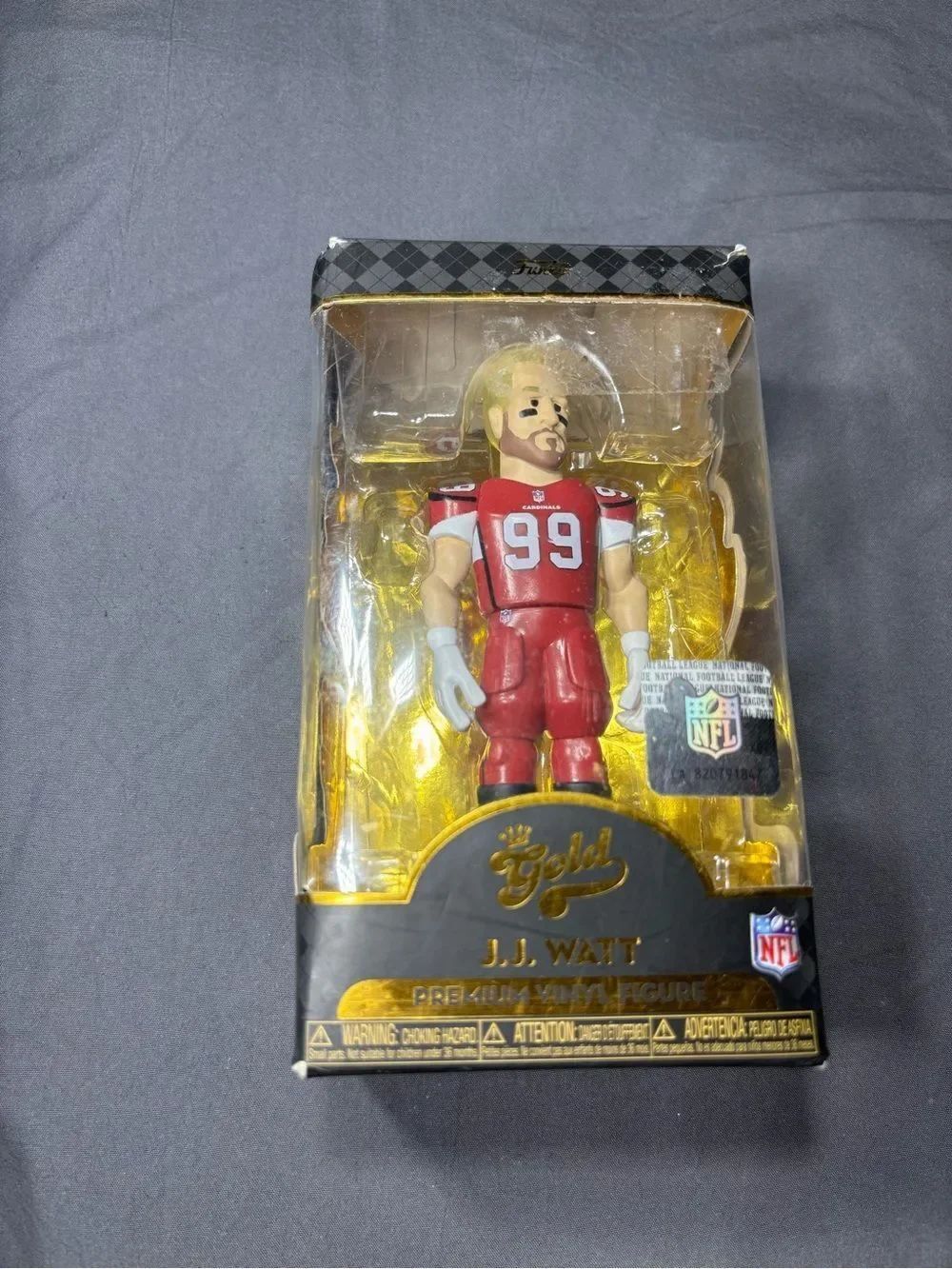 New Funko J.J. Watt #99 Red Football Figure in Box